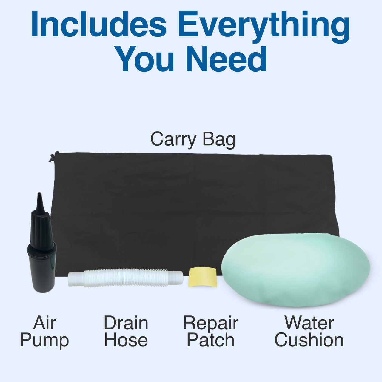 Portable Ice Bath with Cover and Carry Bag - What's Included