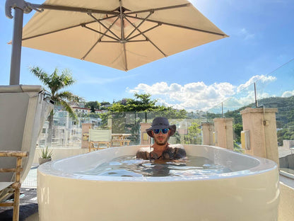 Ice Bath with Chiller - In Use with Model